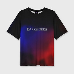 Женская футболка оверсайз Darksiders gradient