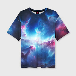 Женская футболка оверсайз Fascinating cosmic expanses