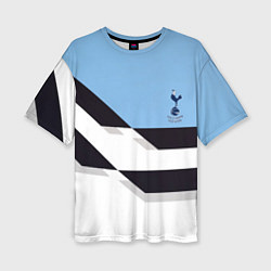 Женская футболка оверсайз Tottenham sport geometry
