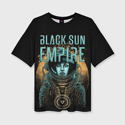 Женская футболка оверсайз Black sun empire - neurofunk