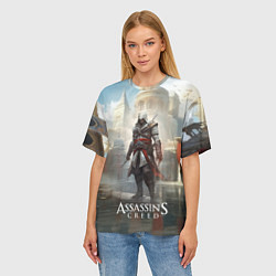 Футболка оверсайз женская Assassins creed game poster, цвет: 3D-принт — фото 2