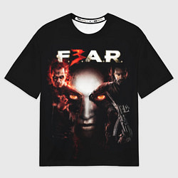 Футболка оверсайз женская FEAR 3, цвет: 3D-принт