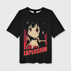 Футболка оверсайз женская Megumin Explosion, цвет: 3D-принт