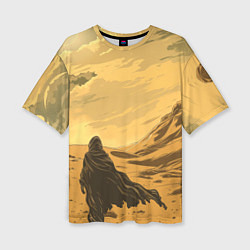 Женская футболка оверсайз Dune - The Traveler