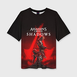 Женская футболка оверсайз Главные герои Assassins creed shadows