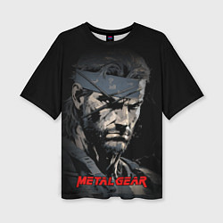 Футболка оверсайз женская Metal gear Venom Snake, цвет: 3D-принт