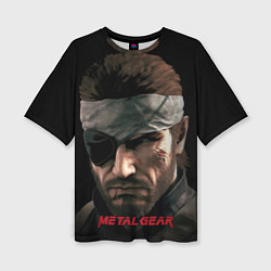 Футболка оверсайз женская Metal gear Venom Snake, цвет: 3D-принт