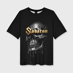 Женская футболка оверсайз Sabaton - rock group