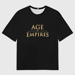 Футболка оверсайз женская Age of Empires logo, цвет: 3D-принт