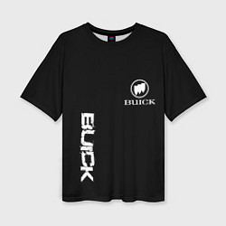 Футболка оверсайз женская Buik logo white, цвет: 3D-принт