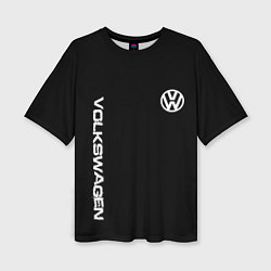 Женская футболка оверсайз Volkswagen logo white