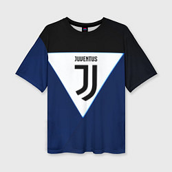 Футболка оверсайз женская Juventus sport geometry color, цвет: 3D-принт