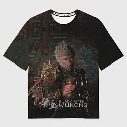 Футболка оверсайз женская Сунь Укун Black myth wukong, цвет: 3D-принт