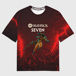Футболка оверсайз женская Deadlock Seven, цвет: 3D-принт