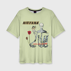 Женская футболка оверсайз Nirvana incesticide