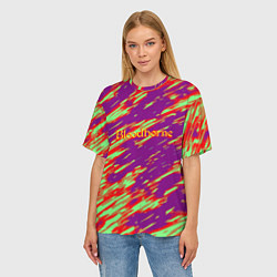 Футболка оверсайз женская Bloodborne огненные искры, цвет: 3D-принт — фото 2
