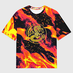 Футболка оверсайз женская Monster hunter fire steel, цвет: 3D-принт