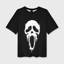 Футболка оверсайз женская Крик маска, цвет: 3D-принт