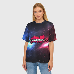 Футболка оверсайз женская Сопротивление в Tekken 8, цвет: 3D-принт — фото 2