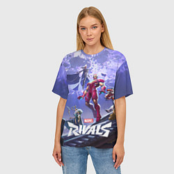 Футболка оверсайз женская Герои Marvel rivals, цвет: 3D-принт — фото 2