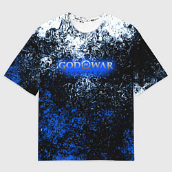 Футболка оверсайз женская God of War краски, цвет: 3D-принт