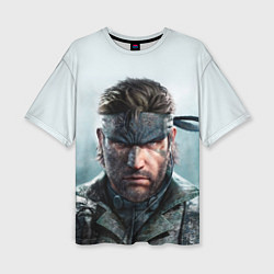 Футболка оверсайз женская Snake Solid - metal gear, цвет: 3D-принт