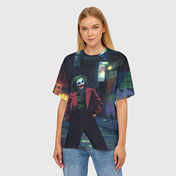 Футболка оверсайз женская Джокер в широких штанах, цвет: 3D-принт — фото 2