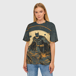 Футболка оверсайз женская Бэтмен крадется, цвет: 3D-принт — фото 2