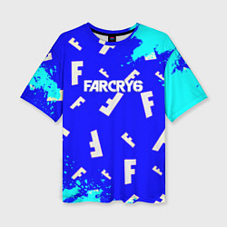 Футболка оверсайз женская Farcry 6 pattern, цвет: 3D-принт