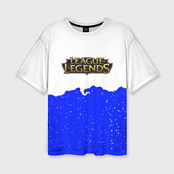 Футболка оверсайз женская League of Legends ночь, цвет: 3D-принт