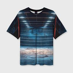 Женская футболка оверсайз Бойцовский спортзал