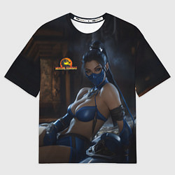 Футболка оверсайз женская Загадочная Китана, цвет: 3D-принт