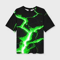 Футболка оверсайз женская Разлом, цвет: 3D-принт