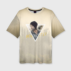 Футболка оверсайз женская Sam winchester - supernatural, цвет: 3D-принт