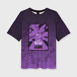 Футболка оверсайз женская Lazarus: Violet Pattern, цвет: 3D-принт
