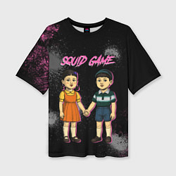 Футболка оверсайз женская Squid game 3 season, цвет: 3D-принт