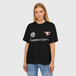 Футболка оверсайз женская FaZe Clan - S1mple 007, цвет: 3D-принт — фото 2