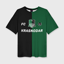 Футболка оверсайз женская Krasnodar football, цвет: 3D-принт