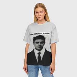 Футболка оверсайз женская Вам снился этот человек мем, цвет: 3D-принт — фото 2