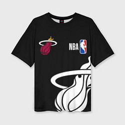 Женская футболка оверсайз Miami Heat - NBA team