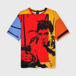 Футболка оверсайз женская Tony Montana, цвет: 3D-принт