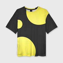 Футболка оверсайз женская Лава лампа макро баланс абстракция, цвет: 3D-принт