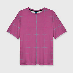 Футболка оверсайз женская Color pink stripes, цвет: 3D-принт