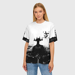 Футболка оверсайз женская Doom демон марса, цвет: 3D-принт — фото 2