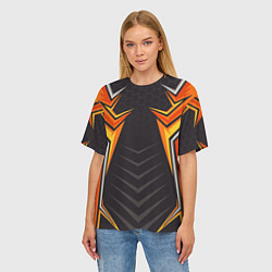 Футболка оверсайз женская Мото белка, цвет: 3D-принт — фото 2