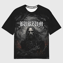 Женская футболка оверсайз Burzum Varg