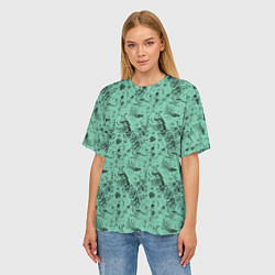 Футболка оверсайз женская В Бузулукском бору, цвет: 3D-принт — фото 2