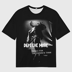 Женская футболка оверсайз Depeche Mode - Music for the Masses tour
