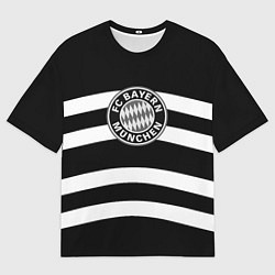 Женская футболка оверсайз Bayern Mnchen волны