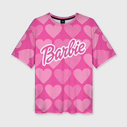 Женская футболка оверсайз Barbie